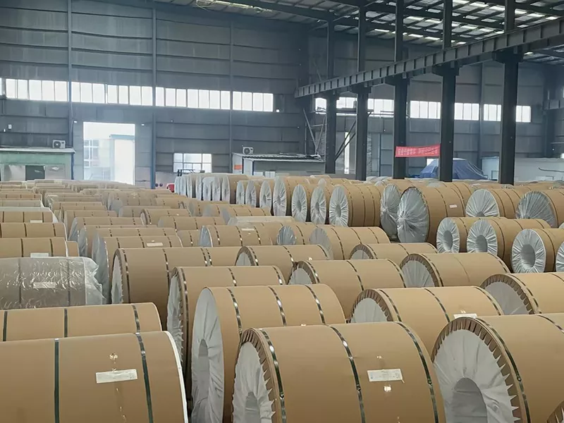 aluminum foil export packaging with moisture-proof paper, wooden pallet and steel strap fixing