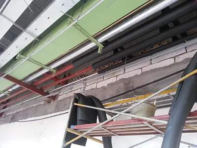 Aluminum insulation jacketing for HVAC ducts and equipment protection