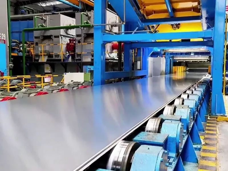 Aluminum sheet and plate rolling production line for precision manufacturing