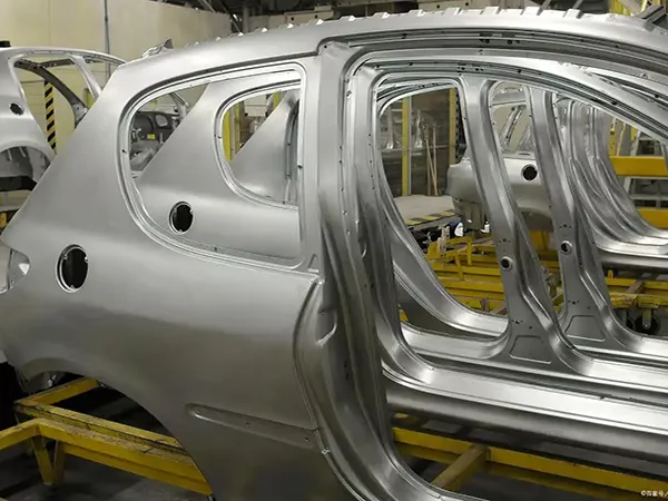 Anodized aluminum coil for automotive body components