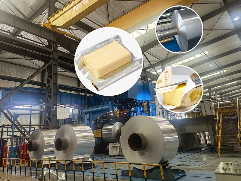 Butter packaging aluminum foil for butter and margarine wrapping