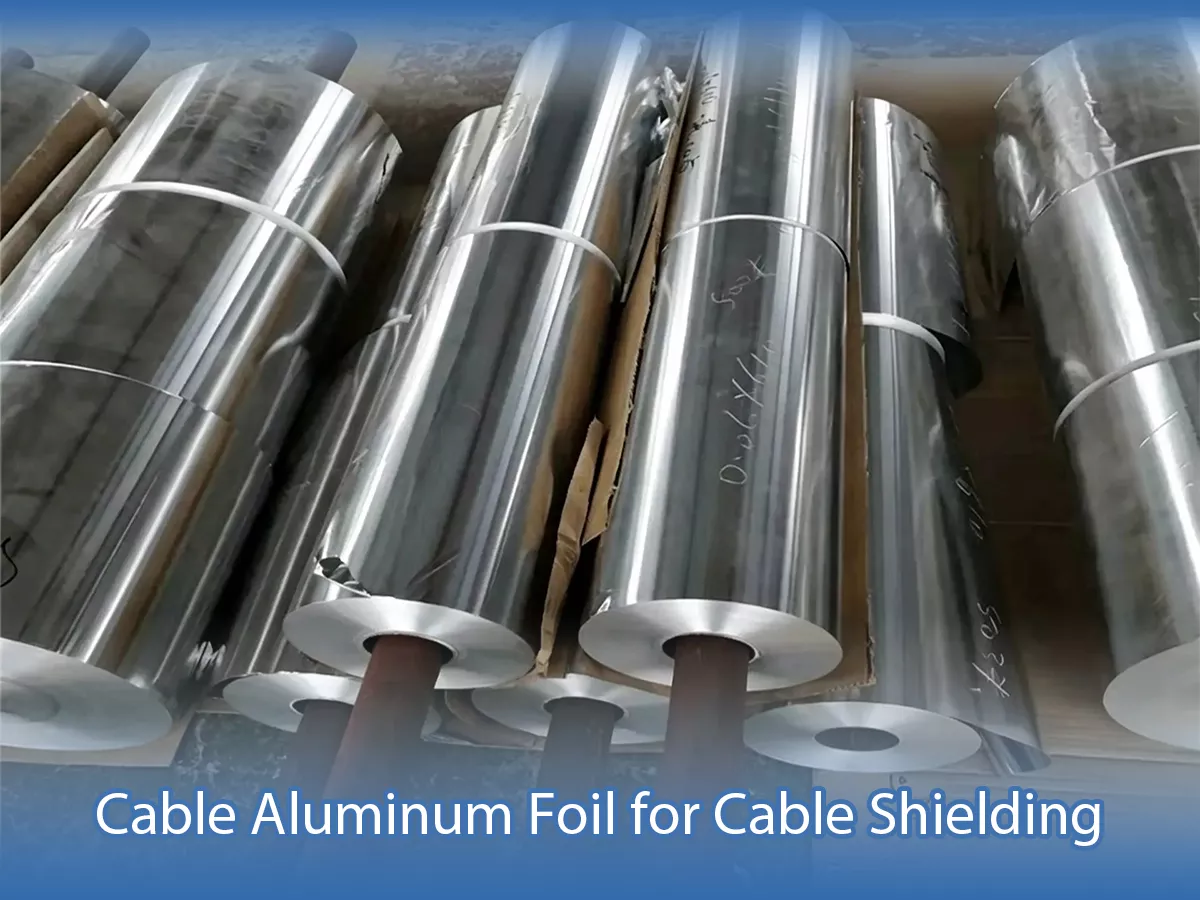 Cable aluminum foil roll for cable shielding and wrapping