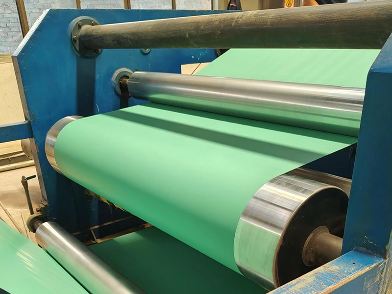 Color coated aluminum foil coating line