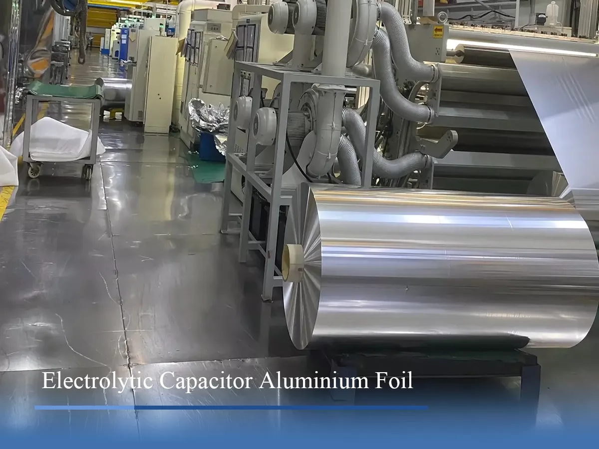 Electrolytic capacitor aluminium foil jumbo roll
