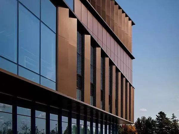 Anodized aluminum coil for architectural facade and curtain wall