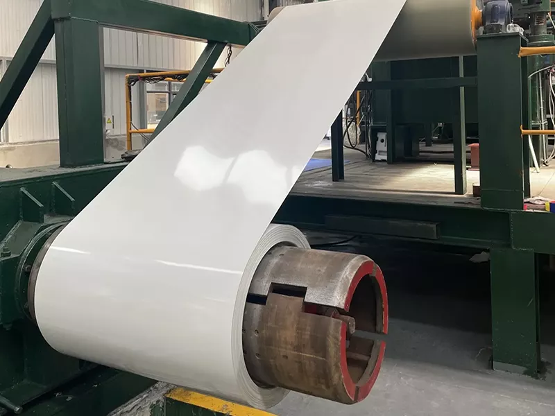 HDP coated aluminum coil production line at Haomei Aluminum