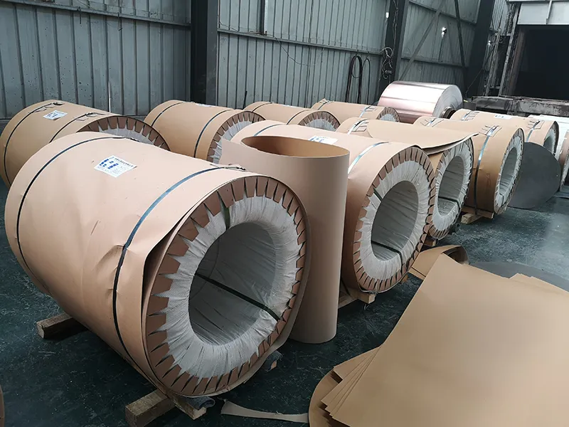 Export packaging for transformer aluminum strip coils