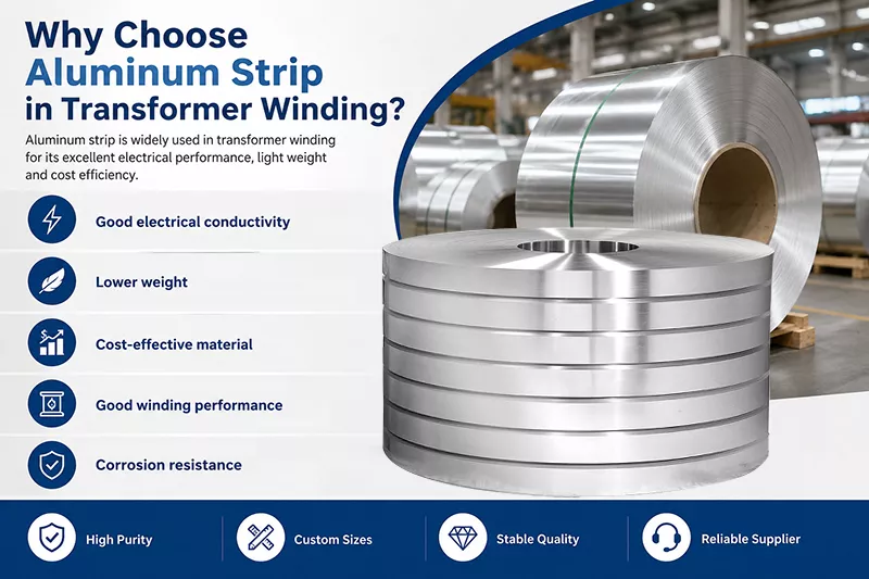 Transformer aluminum strip used in winding coil for electrical transformer manufacturing
