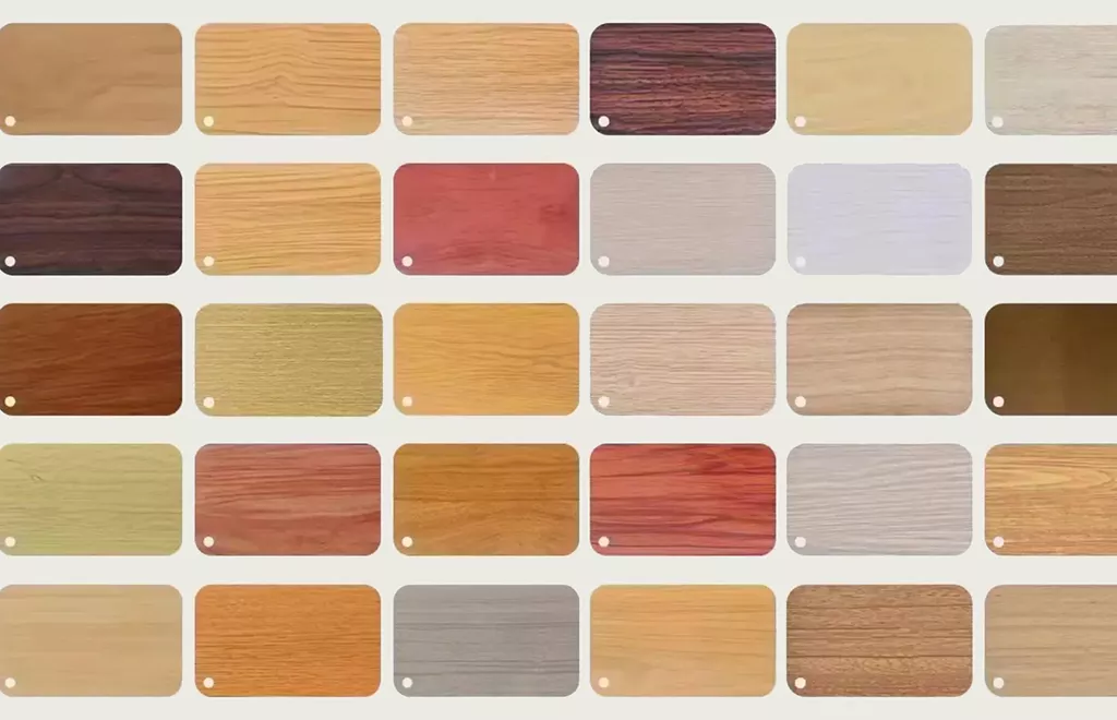Wood grain patterns available for aluminum coil